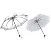 Transparent Fashionable Umbrella Luxurious Black Flow - Sabreeonline