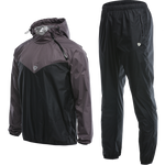 VANSYDICAL Sauna Suit Men Gym Clothing Set Hoodies Pullover Sportswear Running Fitness Weight Loss Sweating Sports Jogging Suit - Sabreeonline