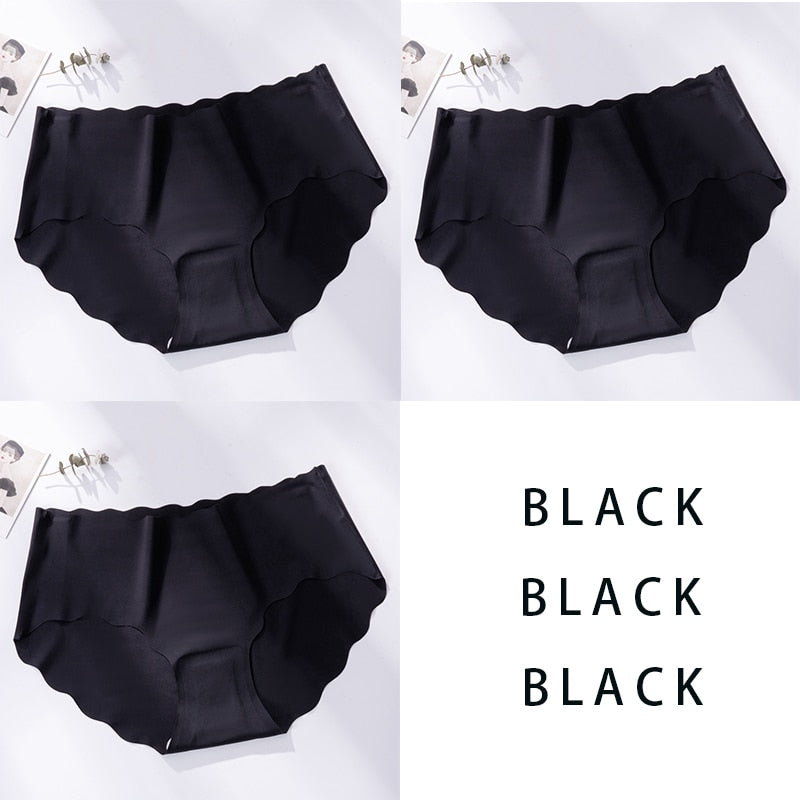 Seamless Underwear Silk Color Panties - Sabreeonline
