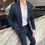 Business Male Tuxedo 3 Pieces Set - Sabreeonline