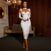 Sexy Long Sleeve Bandage Dress - Sabreeonline