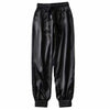 New High Waist Satin Pants Women Bsolid Color Black Joggers Women Trousers Casual Pants Cargo Sweatpants Korean Red Fall - Sabreeonline