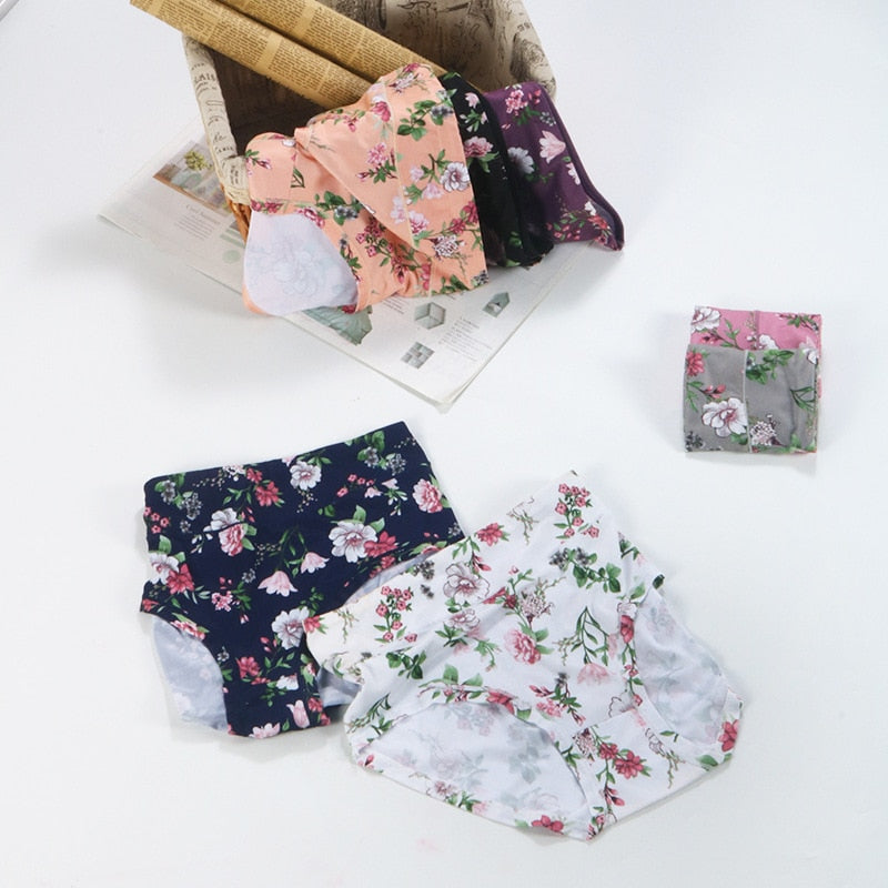 Mid Waist Panties High Elasticity Underwear - Sabreeonline