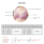 Flarixa G Cup 95-110G Bra for Women Plus Size Lingerie Sexy Lace Underwear Push Up Brassiere - Sabreeonline