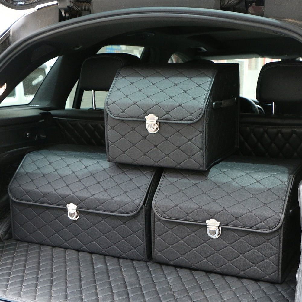 Car Trunk Storage Box High-Capacity Organizer - Sabreeonline