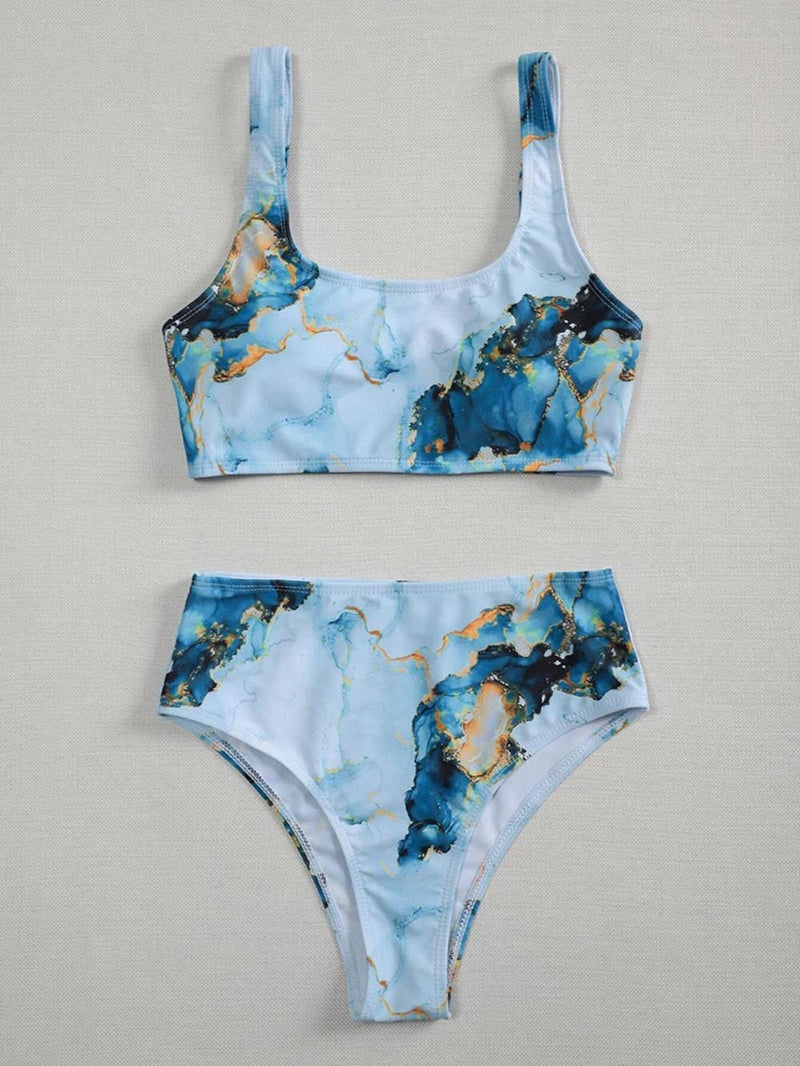 Bikinis Sexy Marble Swimsuit