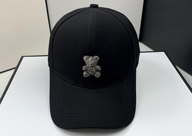 Bear Rhinestone Caps Outdoor - Sabreeonline