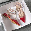 Pointed Rivet Casual Shoes