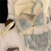 Women&#39;s Bra Briefs Suit Underwear Fashion Push Up Bra Sexy Lace Panties Girls&#39; Non Steel Ring Brassiere Female Sexy Lingerie Set - Sabreeonline