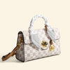 Embossing High-Grade Messenger Girl Purses With Scarf - Sabreeonline