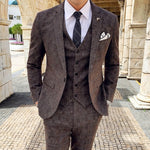 Business Male Tuxedo 3 Pieces Set - Sabreeonline