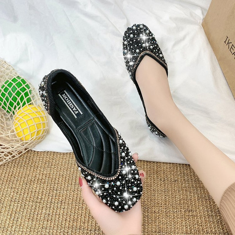 Glitter Ballet Shoes - Sabreeonline