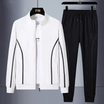 Sportswear  Brand Zipper Male Sweatshirt Suit Plus Size - Sabreeonline