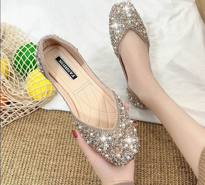 Glitter Ballet Shoes - Sabreeonline