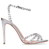 Summer Stiletto Fetish High Heel Sexy Women Luxury Sandal Crystal Ankle Strap Fashion Bridals Evening Party Lady Shoes 29-CHC-26 - Sabreeonline