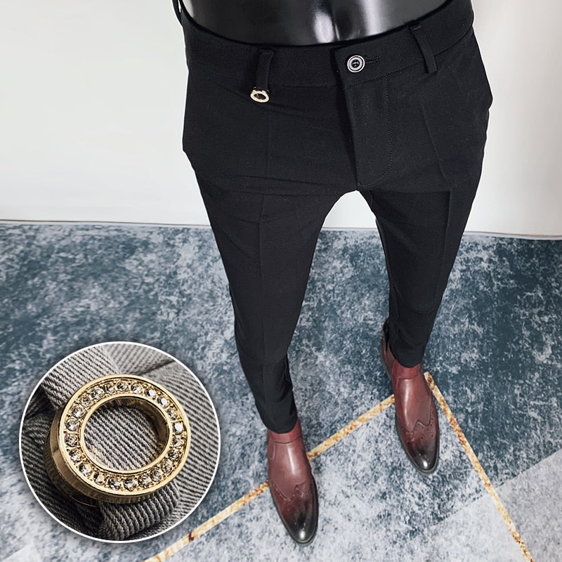 High Waist Italian Formal Pant - Sabreeonline