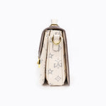 Split Leather Interlayer Shoulder Bag - Sabreeonline