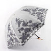 Flower Double Laye Coating Anti UV Umbrella - Sabreeonline