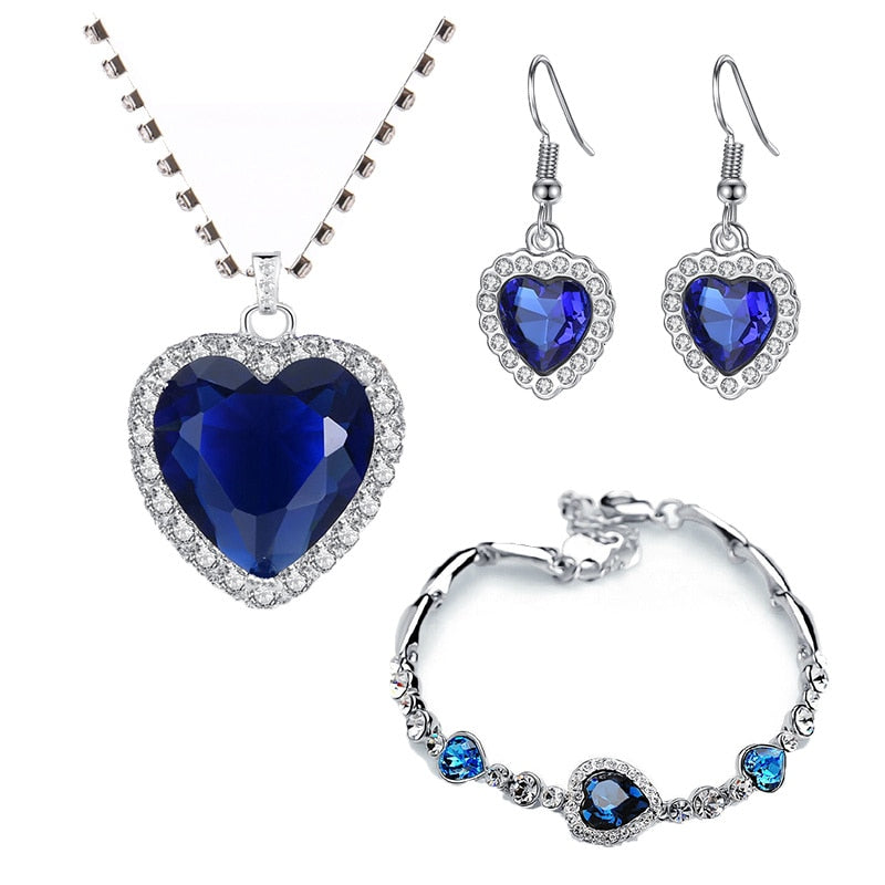 Titanic Heart of Ocean Necklaces Sets - Sabreeonline