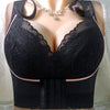 Front button lingerie Wireless bra Sexy lingerie Plus-size bra Lace bra for girl adjustable full CDE - Sabreeonline