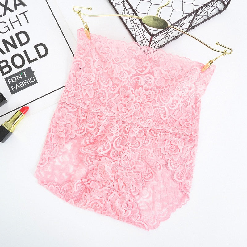 Women Panties Female Plus Size High Waist Hollow Out Lace Sexy Underwear Lingerie Briefs Underpants Butt Lift - Sabreeonline