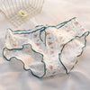 Floral Comfort Briefs Mid Waist Seamless Underpants - Sabreeonline