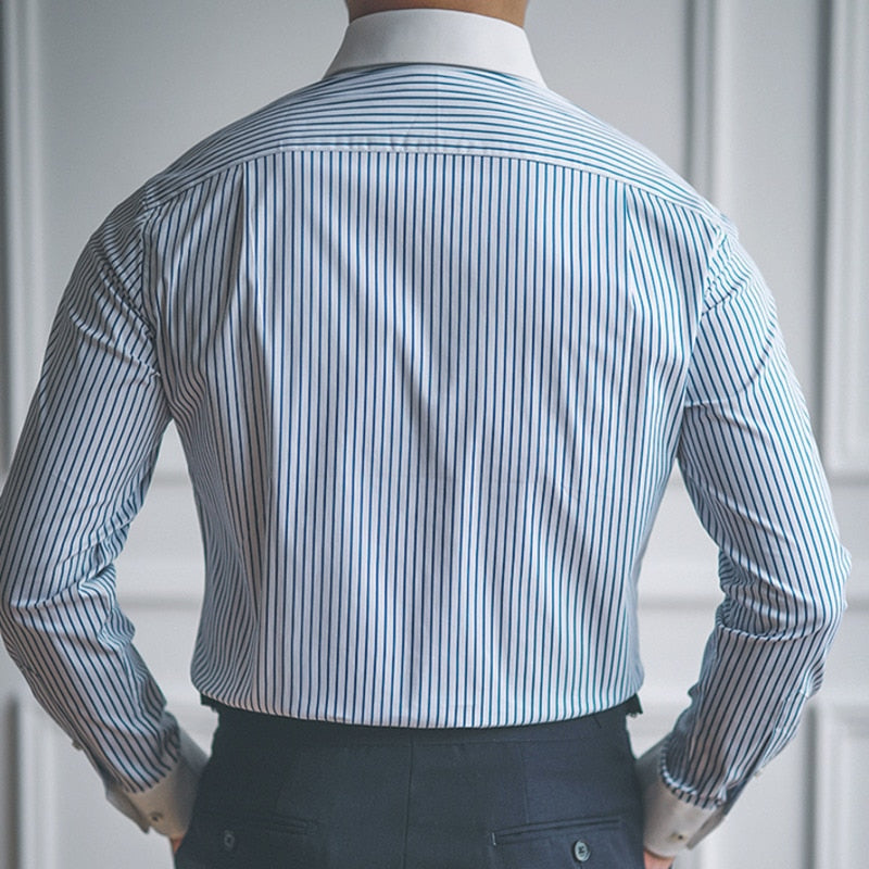 Casual Stripe Shirt - Sabreeonline