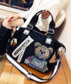 High Capacity Cute Bear Shoulder Bag - Sabreeonline