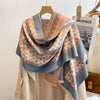 Luxury Brand Winter Cashmere Scarf for Women Fashion Warm Shawls and Wraps Pashmina Neckerchief Poncho Tassel Bufandas Echarpe - Sabreeonline
