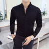 Casual Long Sleeve Men Shirts - Sabreeonline