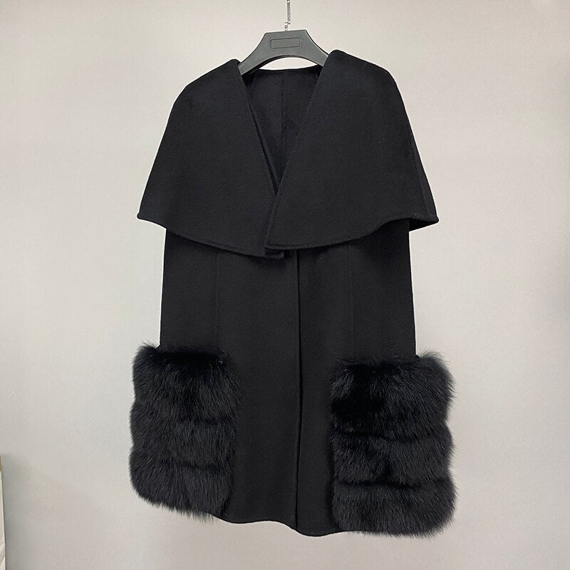 Winter Luxury Real Lamb Wool Cashmere Fur - Sabreeonline
