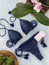 Adjustable Bandage Solid Bikinis Triangle - Sabreeonline