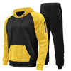 Casual Hoodies +Drawstring Pants 2 Piece Set Male Streetwear - Sabreeonline