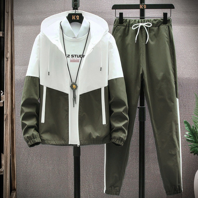 Sportswear Set Pocket Male New Fashion - Sabreeonline