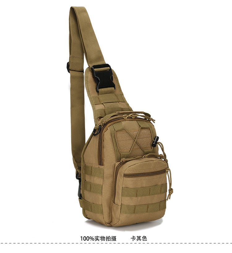 Hiking Trekking Backpack Sports Climbing Shoulder Bags Tactical Camping Hunting Daypack Fishing Outdoor Military Shoulder Bag - Sabreeonline