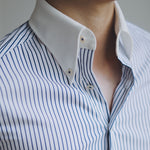 Casual Stripe Shirt - Sabreeonline