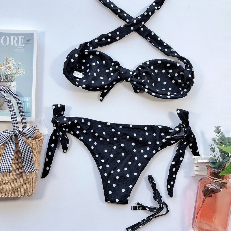 Sexy Front Lace Up Tie Strapless