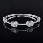 Luxury Gold Silver Color Adjustable Bracelet - Sabreeonline