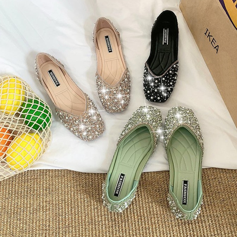 Glitter Ballet Shoes - Sabreeonline