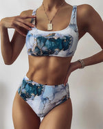 Bikinis Sexy Marble Swimsuit