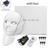 Led Facial Light Mask with Neck Tighten Anti Acne Wrinkle - Sabreeonline