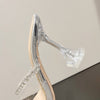 Classics Pointed Toe Sexy Spike Heel Ankle Slip-On - Sabreeonline