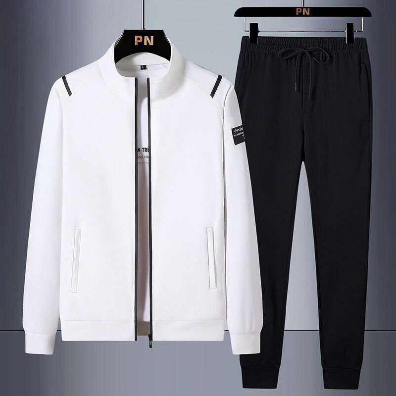 Sportswear  Brand Zipper Male Sweatshirt Suit Plus Size - Sabreeonline