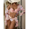 Floral Print Bikinis Set - Sabreeonline