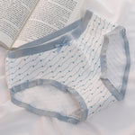 Cotton Women's Underwear Fashion Mid Waist - Sabreeonline