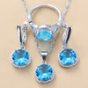 Sweet Princess Round Zircon 3 Piece Set - Sabreeonline