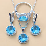 Sweet Princess Round Zircon 3 Piece Set - Sabreeonline