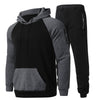 Casual Hoodies +Drawstring Pants 2 Piece Set Male Streetwear - Sabreeonline