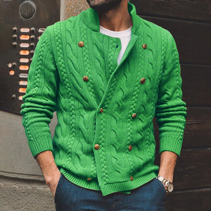 Double Turtleneck Breasted Sweater - Sabreeonline