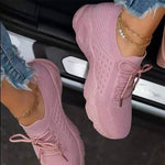 Running Lace-up Casual Shoes Mesh Breathable - Sabreeonline